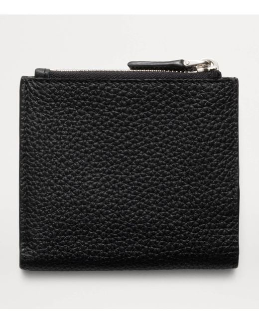 Prada Black Small Leather Zipped Wallet for men