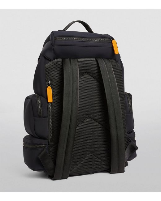 DSquared² Black Rubber-strap Backpack for men