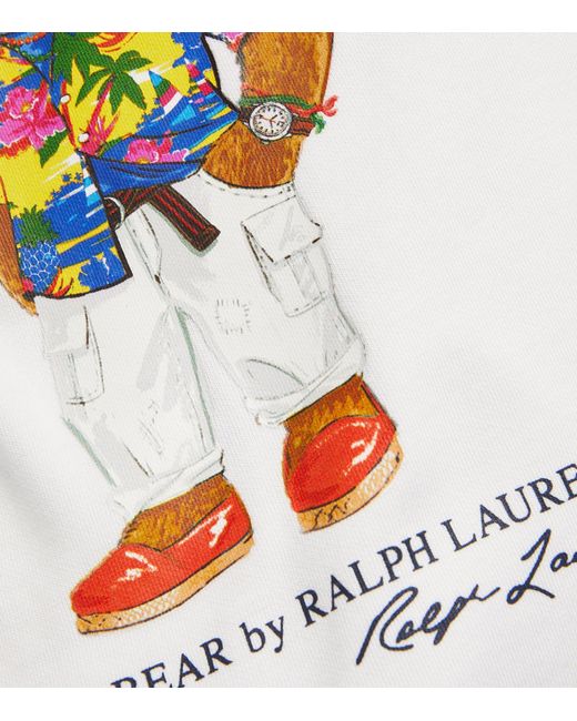 Polo Ralph Lauren White Polo Bear Sweatshirt for men