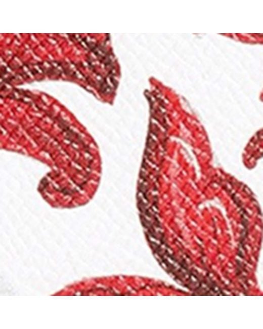 Dolce & Gabbana Red Leather Majolica Wallet for men