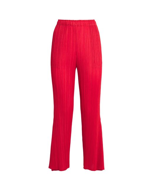 Pleats Please Issey Miyake Ole Flared Trousers