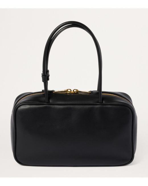 Miu Miu Black Leather Beau Top-Handle Bag