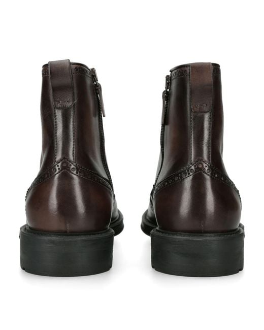 Magnanni Leather Bota Wc Lace up Boots in Brown for Men Lyst