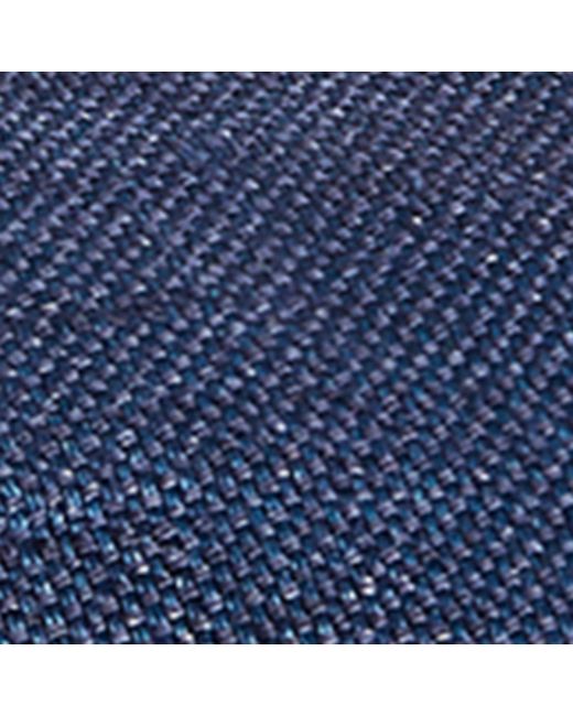 Stetson Blue Linen Hatteras Flat Cap for men