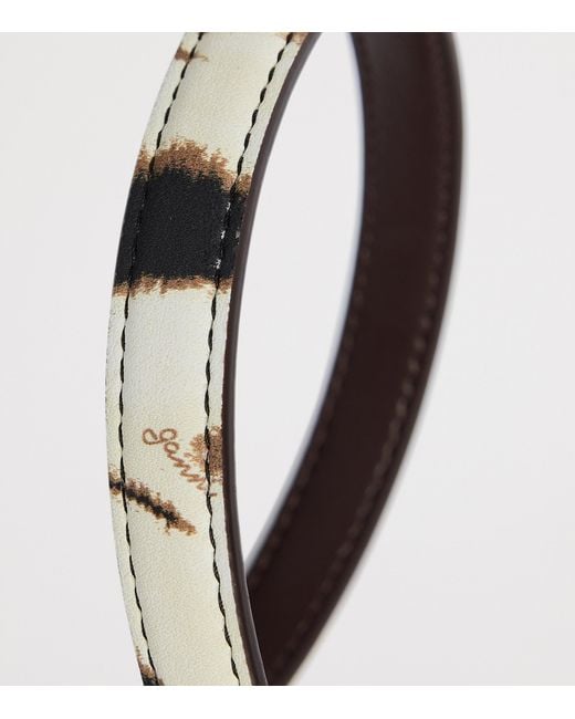 Ganni Metallic Small Kat Belt
