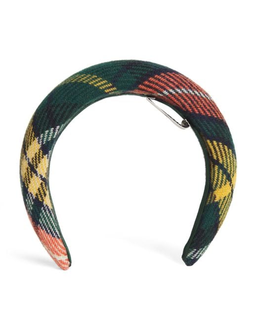 Vivienne Westwood Blue Tartan Hairband