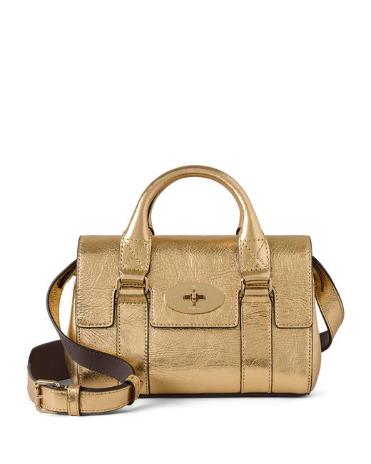 Mulberry Metallic Mini Bayswater Cross-Body Bag