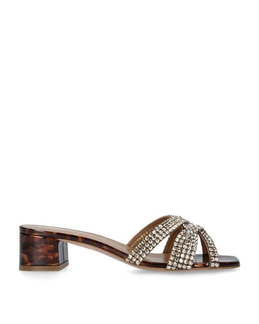 Gina Brown Patent Leather Cornelia Mules 35