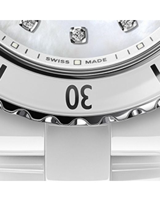 Chanel Metallic Ceramic, Steel And Diamond J12 Calibre 12.2 Watch