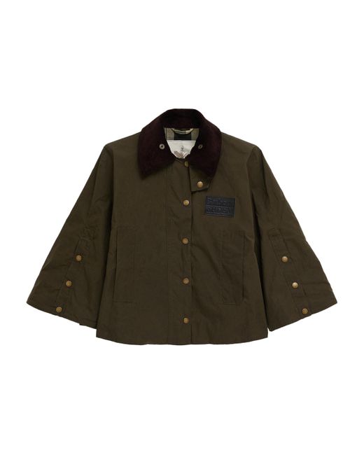 Barbour X Erdem Reversible Clover Trapeze Jacket in Brown | Lyst