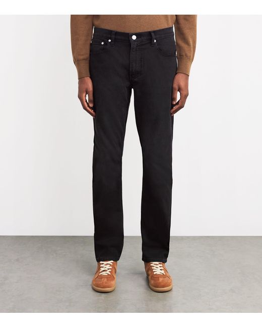FRAME Black The Modern Straight Jeans for men