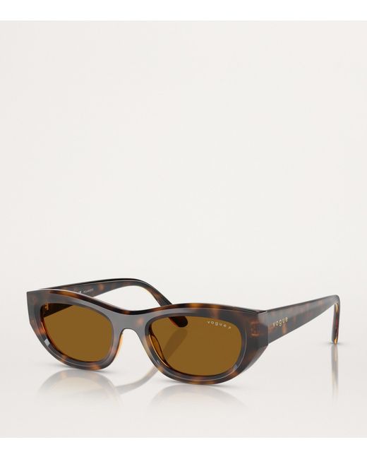 Vogue Brown Nylon Sunglasses