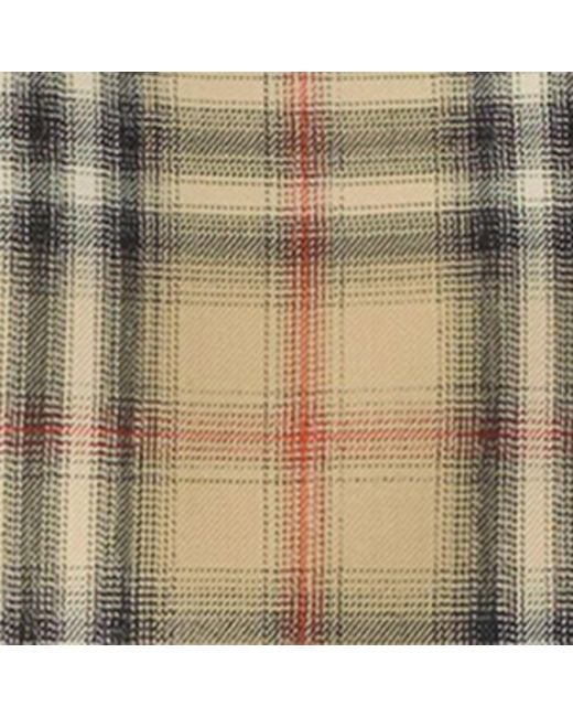 Burberry Metallic Wool Check Mini Kilt