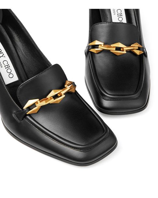 Jimmy Choo Diamond Tilda 85 Heeled Mules in Black Lyst UK