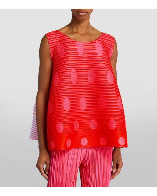 PLEATS PLEASE ISSEY MIYAKE - PLEATS PLEASE VEGE MIX 1 トップス グリーン MIST JUNE – ISSEY MIYAKE ONLINE STORE
