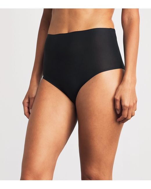 Chantelle Black High-Rise Softstretch Briefs