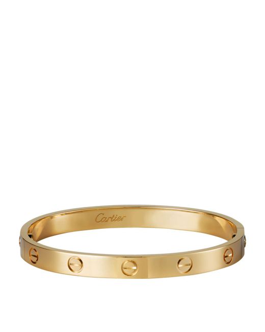 Cartier Metallic 18kt Yellow Gold Love Bracelet