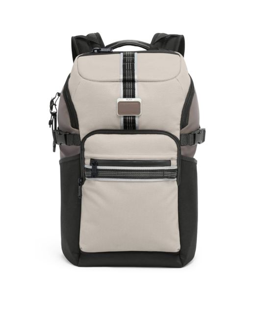 Tumi Gray Alpha Bravo Business Reserve Backpack for men
