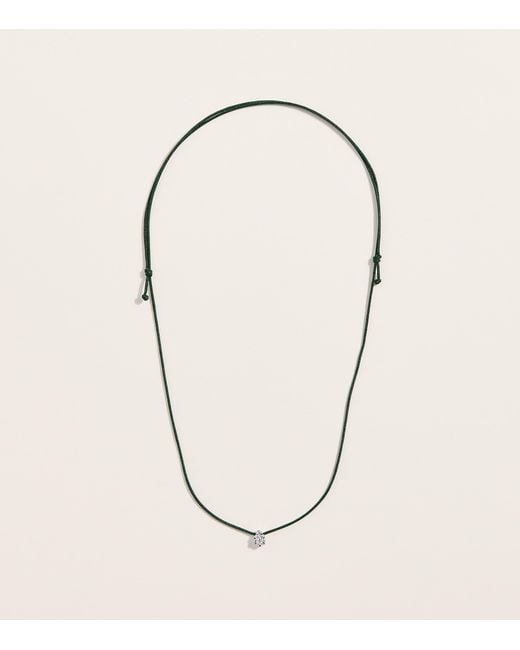PERSÉE Natural And Diamond Danaé Cord Necklace