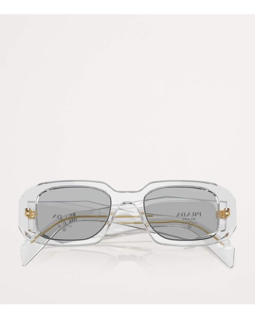 Prada Gray Acetate Pr 17Ws Sunglasses