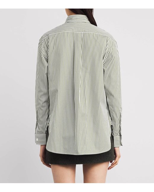 Polo Ralph Lauren Gray Cotton Stripe Shirt