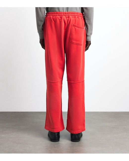 CHERRY LA Red Hollywood Parachute Straight Sweatpants for men