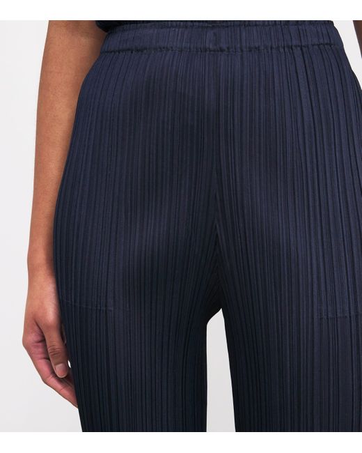 Pleats Please Issey Miyake Blue New Colorful Basics 4 Trousers