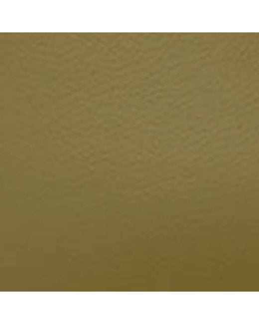 Jimmy Choo Green Elme Leather Ballet Flats