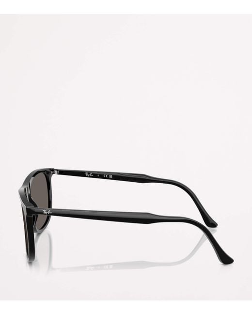 Ray-Ban Gray Rb2216 Rectangle Sunglasses