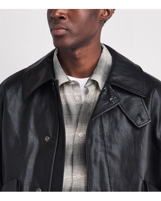 Won Hundred Gray Check Pete Shirt for men