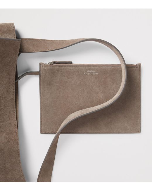Studio Nicholson Brown Suede Doublet Tote Bag for men