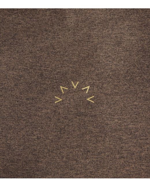 Varley Brown Always Warm Half-Zip Base Layer Top