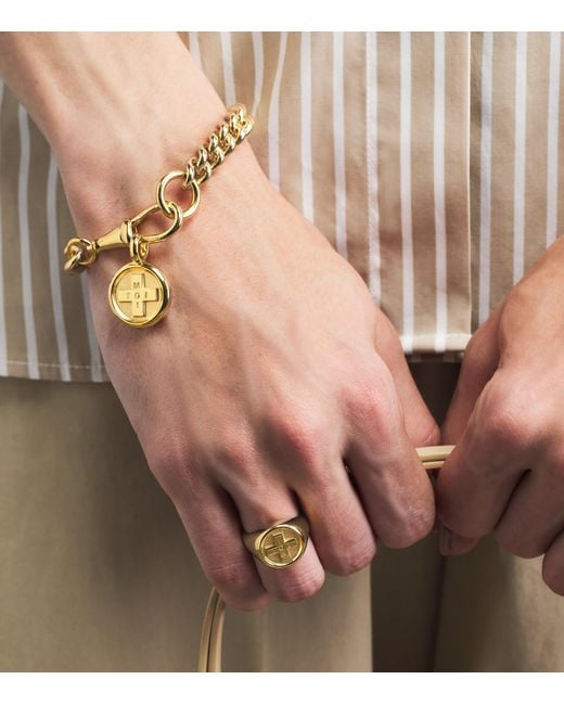 Tilly Sveaas Metallic Plated Moi + Toi Bracelet