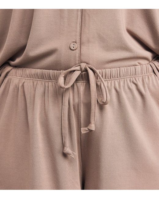 Skims Pink Soft Lounge Short Pyjamas