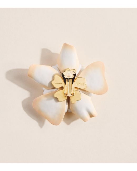 Chloé Natural Bloom Clip-On Earrings