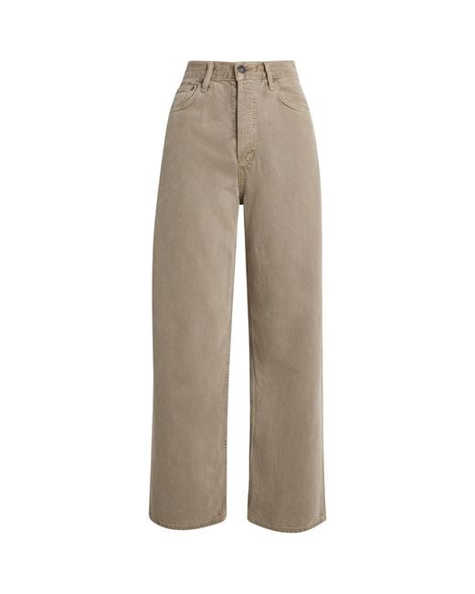 Agolde Natural Ren Wide-Leg Jeans