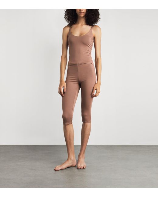 Skims Brown Smooth Layers Cami Top
