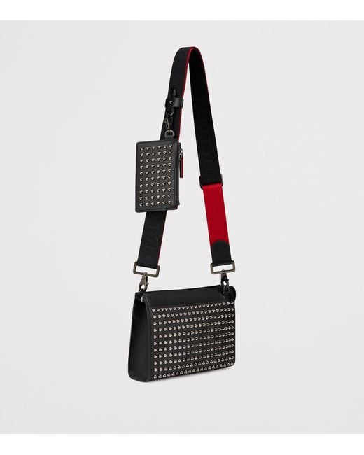 Christian Louboutin Black Funky Mini Leather Cross-Body Bag