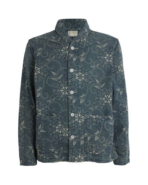 Polo Ralph Lauren Green Woven Print Overshirt for men