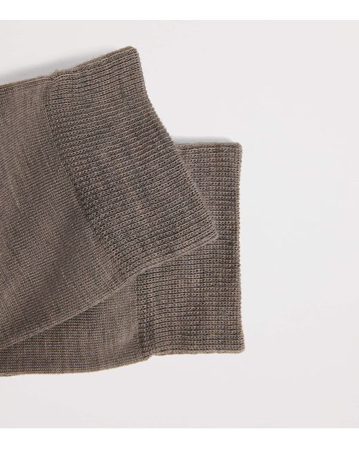 Falke Gray Softmerino Socks