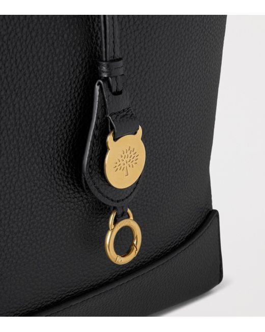Mulberry Black Leather East West Tote Bag
