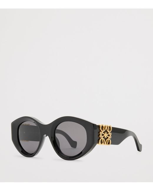 Loewe Gray Maxi Anagram Butterfly Sunglasses