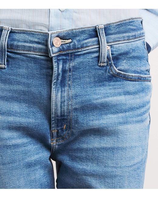 Mother Blue The Newbie Ankle Jeans