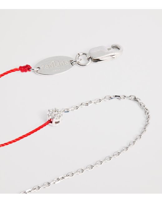RedLine Metallic And Diamond Illusion Half-Chain Bracelet