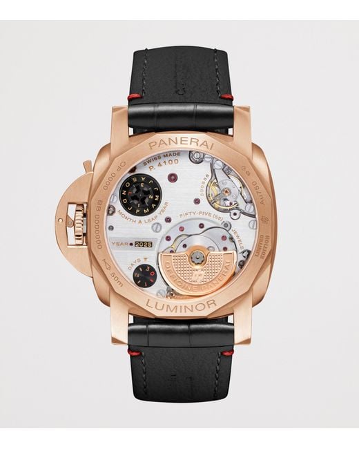 Panerai Red Goldtech Luminor Perpetual Calendar Watch