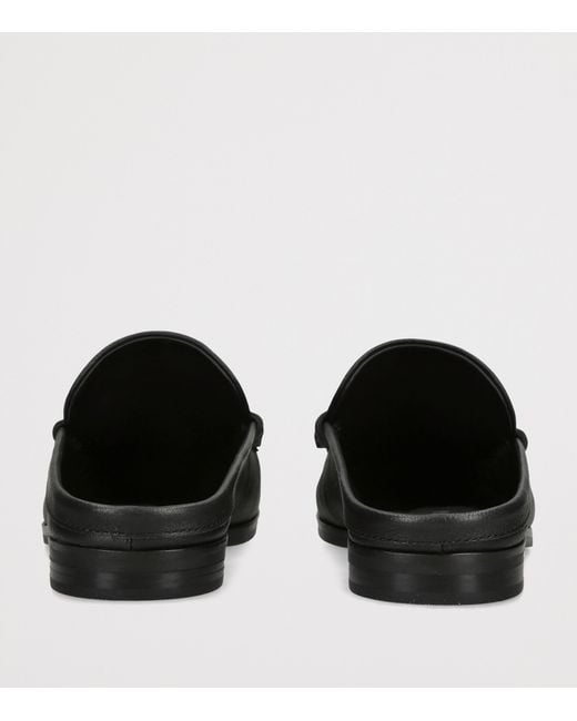 Jonathan Simkhai Black Leather Dean Loafers for men