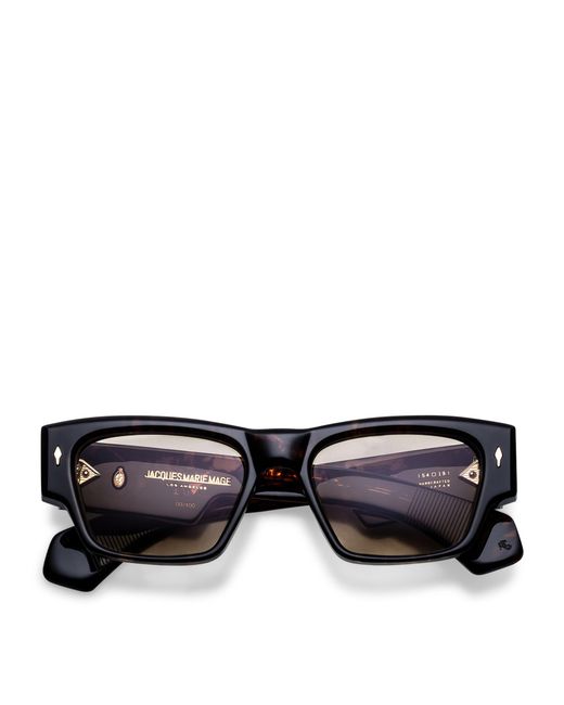 Jacques Marie Mage Black Acetate Zimmerman Sunglasses