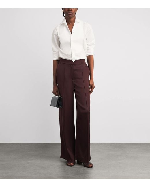 With Nothing Underneath White Organic Cotton Dress Shirt