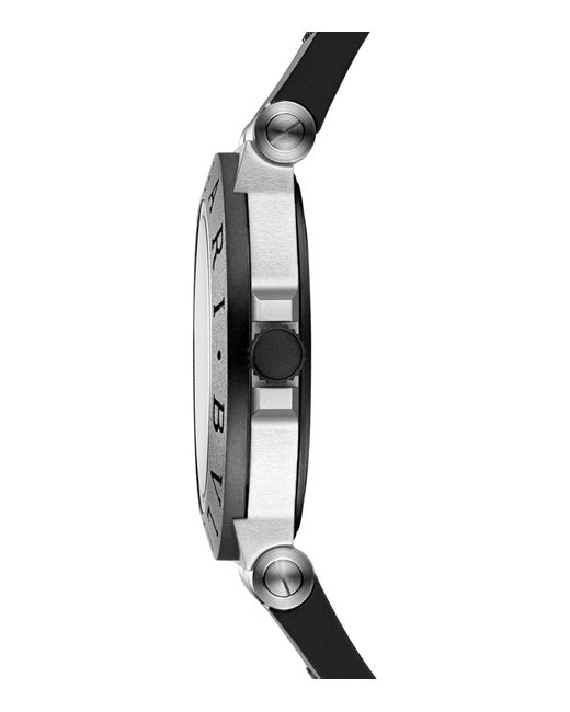 BVLGARI Gray Aluminium Watch 40mm for men