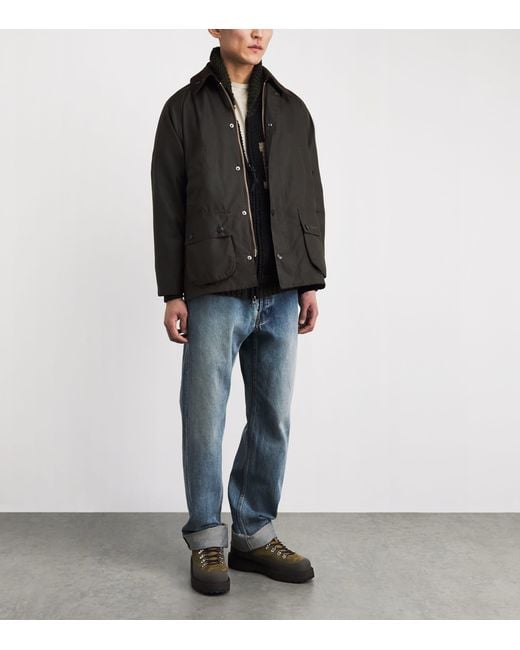 Barbour Brown Waxed Bedale Jacket for men
